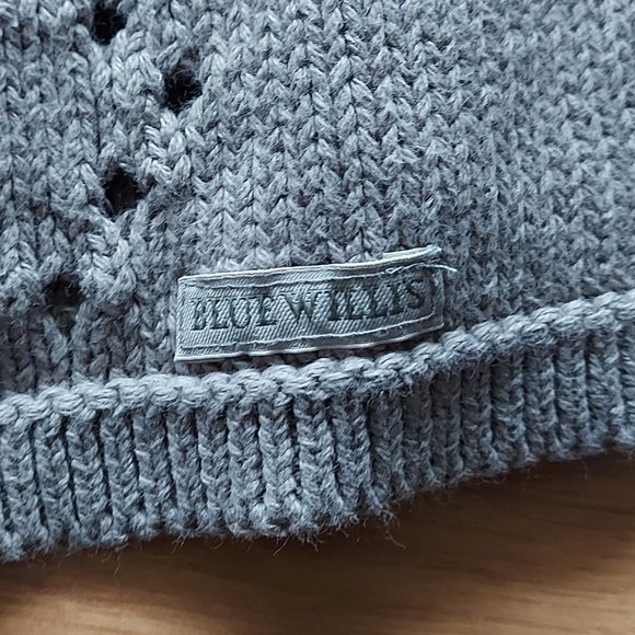 Blue Willis Knit Zip-up Sweater - Picture 8 of 10